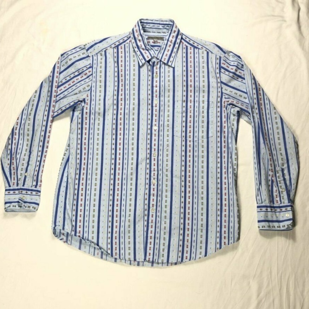 Mens Martin Gordon Large Long Sleeve Casual Button